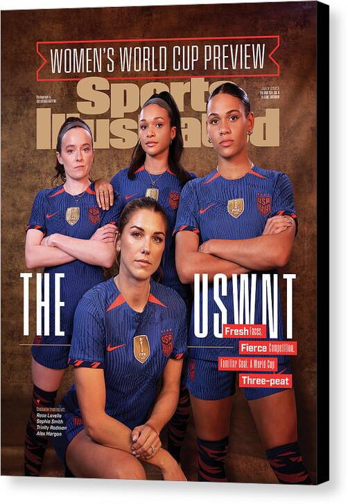 Fifa World Cup Preview Canvas Print featuring the photograph 2023 FIFA Womens World Cup Preview Issue Cover by Sports Illustrated