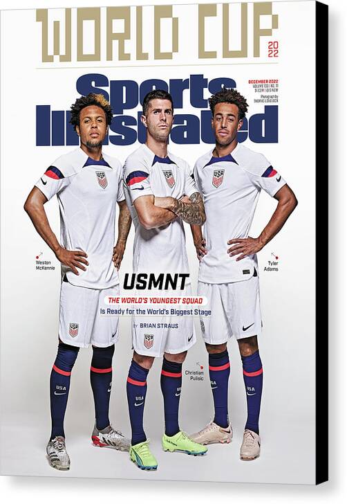 2022 World Cup Canvas Print featuring the photograph FIFA World Cup 2022 Preview Issue Cover by Sports Illustrated