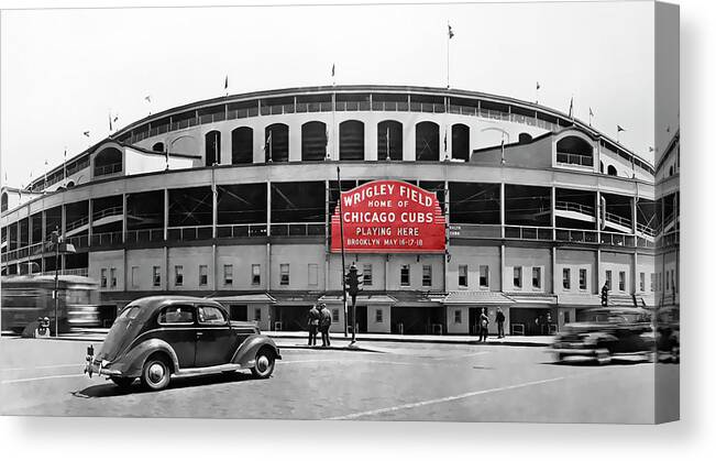 Wrigley Field - Home Of The Cubs C. 1939 Canvas Print / Canvas Art by ...