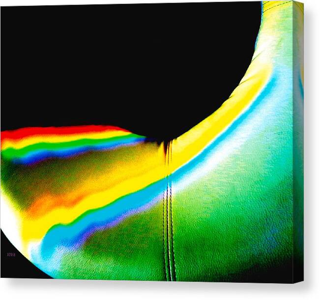 Viva Canvas Print featuring the photograph Come-Sit In My Rainbow by VIVA Anderson