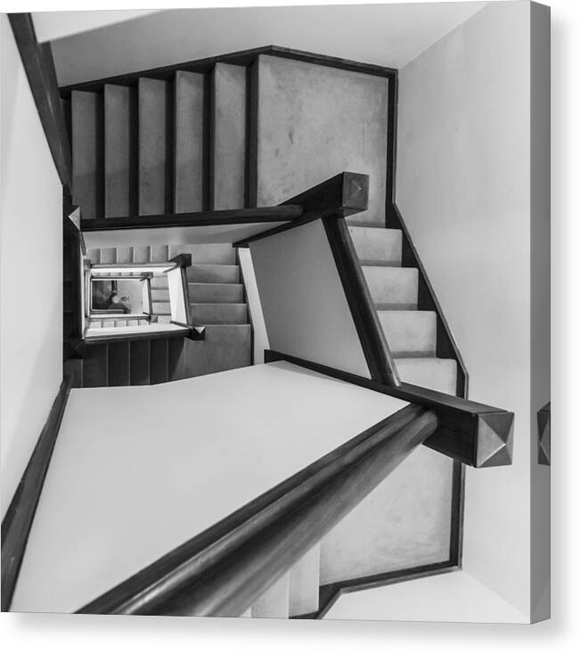 Kansas City Canvas Print featuring the photograph Stairs 1 by Kyle Howard