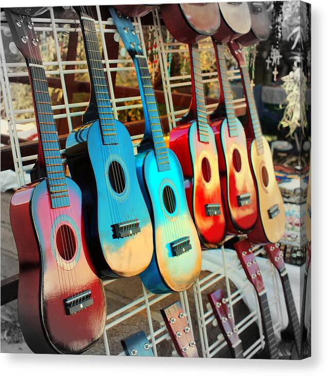 Music Canvas Print featuring the photograph Can You Hear the Music by Jo Sheehan