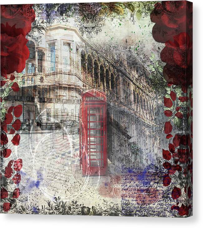 London Canvas Print featuring the photograph Russell Square by Nicky Jameson