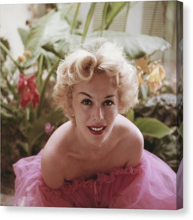 Montego Bay Canvas Print featuring the photograph Eva Gabor by Slim Aarons