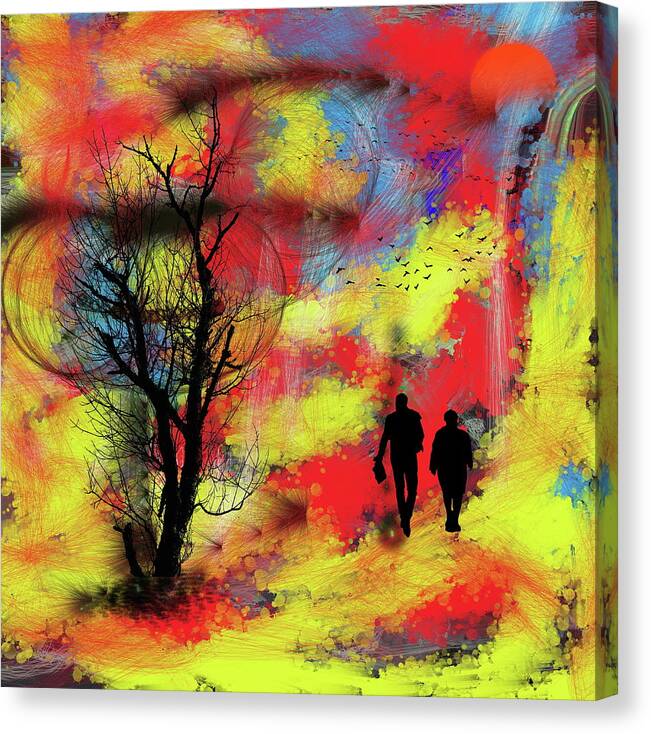 Advanced Art Photography Canvas Print featuring the mixed media Passion For Colourful World Around Us by Aleksandrs Drozdovs