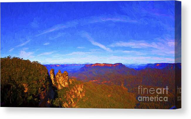 Three Sisters Canvas Print featuring the photograph Three Sisters by Sheila Smart Fine Art Photography