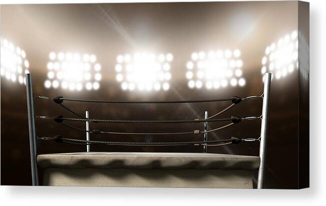 Boxing Ring Corner #7 Canvas Print / Canvas Art by Allan Swart - Pixels
