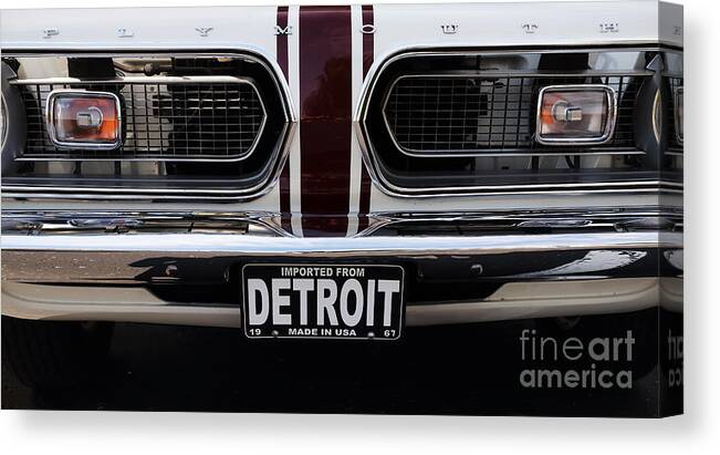 1967 Barracuda Canvas Print featuring the photograph 1967 Barracuda by Dennis Hedberg