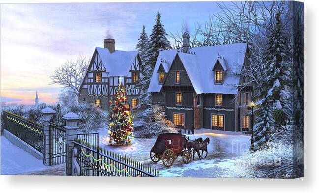 Old Christmas Cottage by MGL Meiklejohn Graphics Licensing