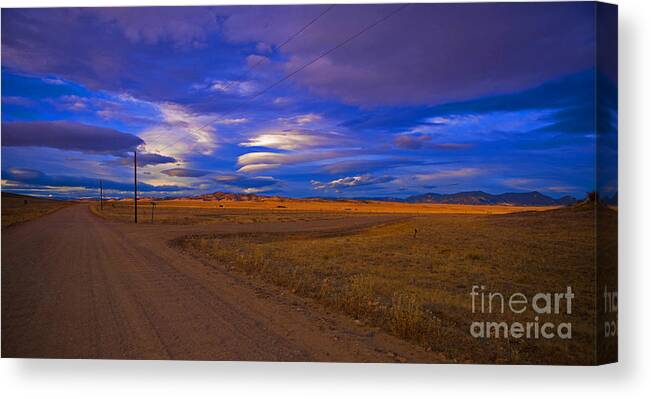 Colorado Canvas Print featuring the photograph Intersection by Barbara Schultheis