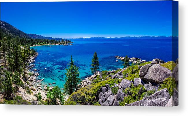 America Canvas Print featuring the photograph Lake Tahoe Summerscape by Scott McGuire