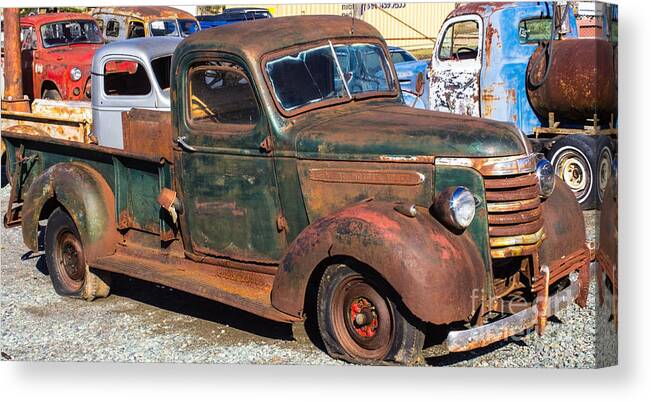 Truck Canvas Print featuring the photograph Once Upon a Time this Truck by Roberta Byram