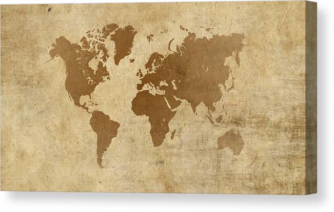 Wooden World Map Wood Print by Hakon Soreide - Fine Art America