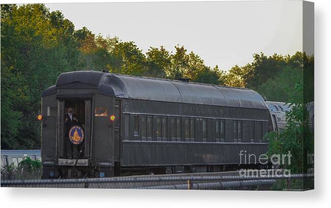 Car Canvas Print featuring the photograph Pullman Dover Harbor Passenger by Jeff at JSJ Photography