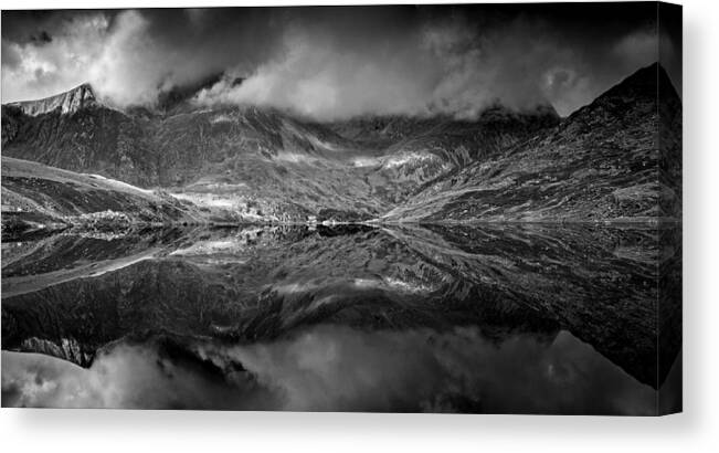 Fine Art Canvas Print featuring the photograph Snowdonia by John Chivers