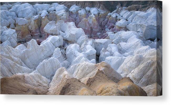 Paint Mines Canvas Print featuring the photograph Spirits of Color by Morris McClung