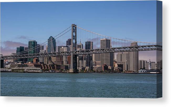 Scenics Canvas Print featuring the photograph Taking The San Francisco Bay Ferry To by George Rose