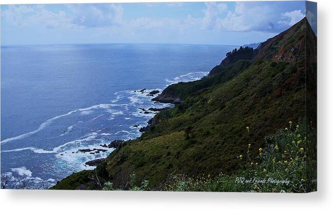 Pfeiffer Beach Canvas Print featuring the photograph 'Big Sur Coastline' #1 by PJQandFriends Photography