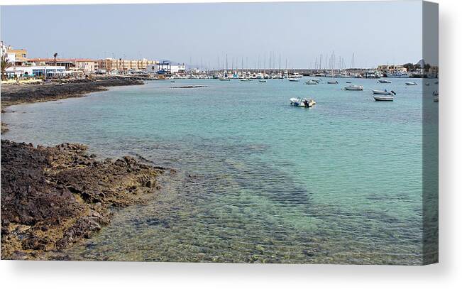 Sea Canvas Print featuring the photograph Corralejo by Tony Murtagh