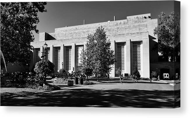 Indiana University Canvas Print featuring the photograph Performance Arts Center - Indiana University #1 by Mountain Dreams