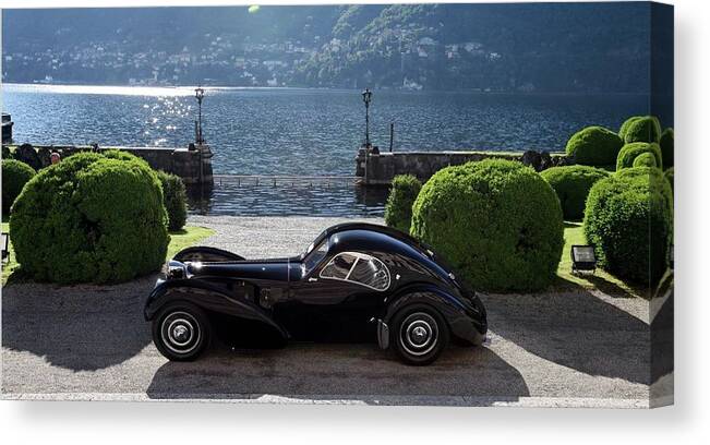 Bugatti Canvas Print featuring the photograph Bugatti #2 by Mariel Mcmeeking