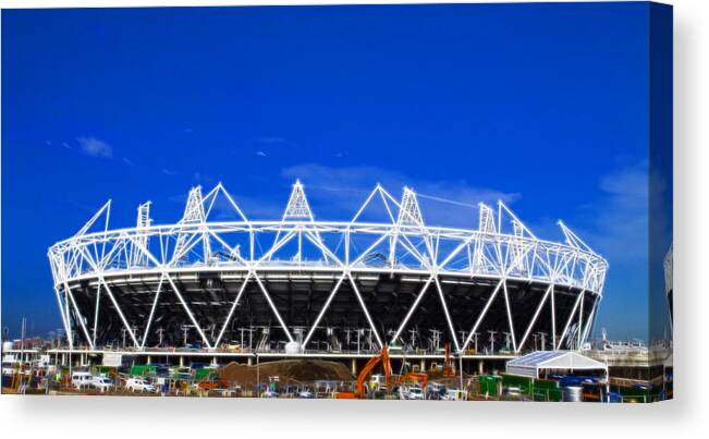 2012 Olympics Canvas Print featuring the photograph 2012 Olympics London by David French