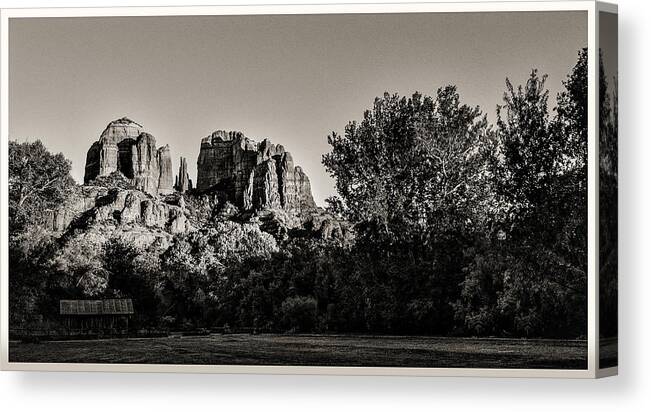 Sedona Canvas Print featuring the photograph An Iconic View - Cathedral Rock by John Roach