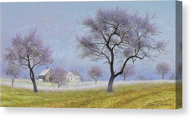 Paul Canvas Print featuring the painting Apple Mist by Paul Breeden