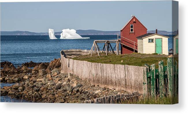 Ice Canvas Print featuring the photograph Berg by Crystal Fudge