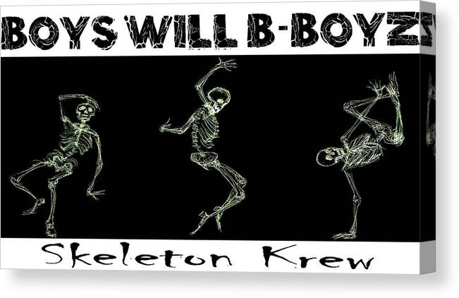 B Boys Canvas Print featuring the drawing Boys Will B Boyz by Terri Meredith