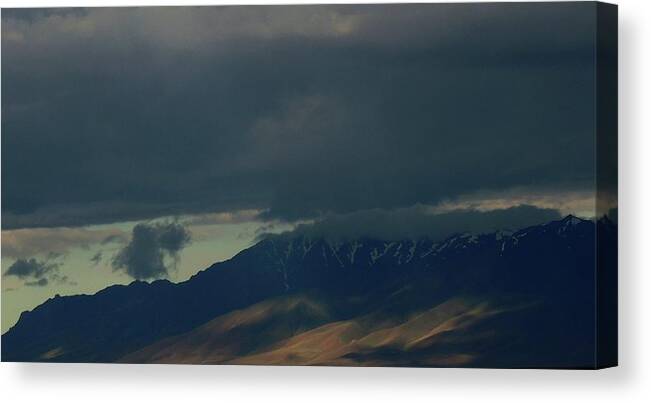 Mountain Canvas Print featuring the photograph Cloud Filtered by Vincent Green