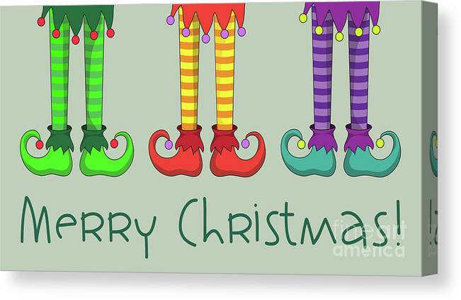 Elf Canvas Print featuring the photograph Elf legs by Jane Rix