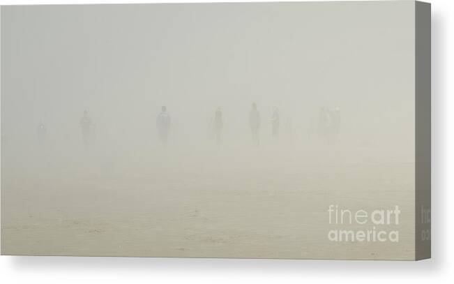 Sea Canvas Print featuring the photograph Ghosts At The Coast by Nick Boren