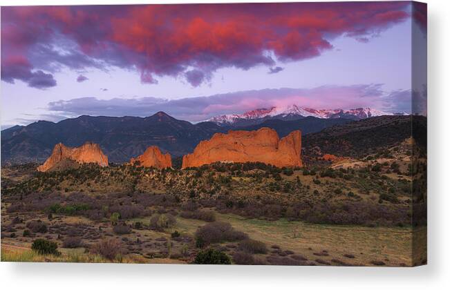 Colorado Canvas Print featuring the photograph Light of the Sun by Tim Reaves