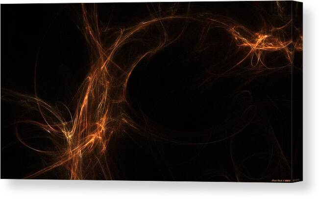 Neuron Canvas Print featuring the mixed media Neuron Highway by Shan Peck