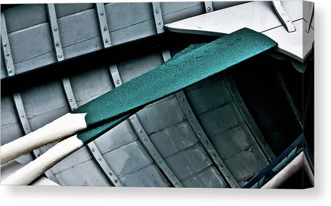 Oars Canvas Print featuring the photograph No Worries by Jeff Cooper