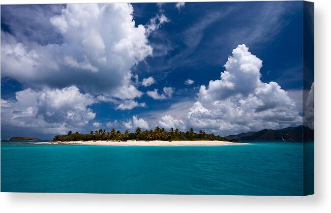 3scape Canvas Print featuring the photograph Paradise is Sandy Cay by Adam Romanowicz