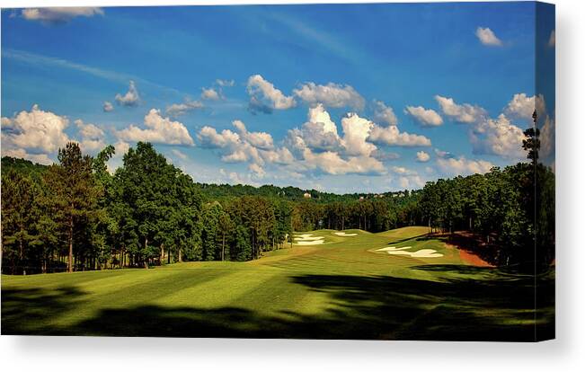 Ross Bridge Golf Course Canvas Print featuring the photograph Ross Bridge Golf Course - Hoover Alabama by Mountain Dreams