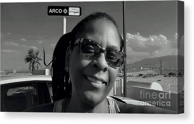 Selfies Canvas Print featuring the photograph SiMPLY Mi 2 by Angela J Wright