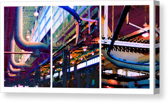 Abstract Canvas Print featuring the photograph Star factory by Steve Karol