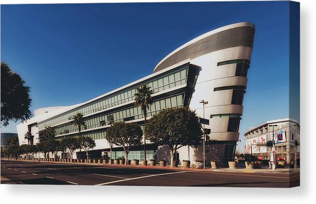 Staples Center Canvas Print featuring the photograph The Staples Center by Mountain Dreams