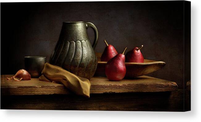 Photograph Canvas Print featuring the photograph The Table by Cindy Lark Hartman