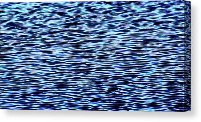 Abstract Canvas Print featuring the digital art Wave Patterns Four by Lyle Crump