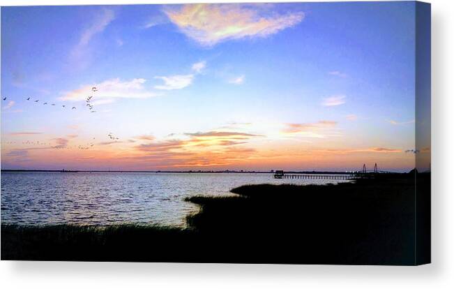 Charleston Canvas Print featuring the photograph We Have Arrived by Sherry Kuhlkin