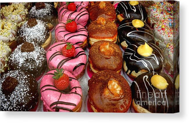 Donut Canvas Print featuring the photograph Donutopia by Olivier Le Queinec
