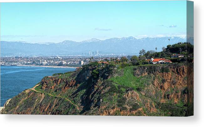 Landscape Canvas Print featuring the photograph From PV to LA by Michael Hope