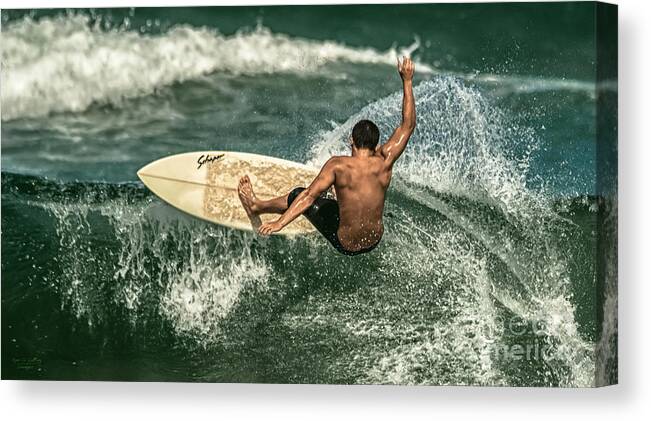 Beach Canvas Print featuring the photograph Going Off by Eye Olating Images