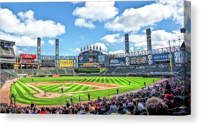 Guaranteed Rate Field Chicago White Sox Baseball Ballpark Stadium Canvas Print Canvas Art By Christopher Arndt