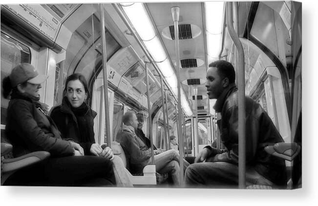 London Canvas Print featuring the photograph Londoners by Jure Kravanja