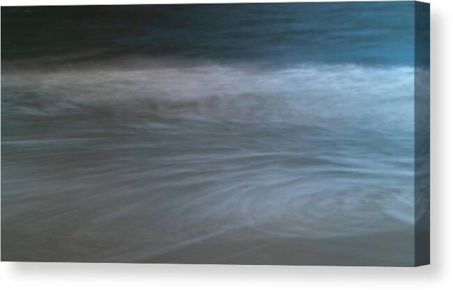 Ocean Canvas Print featuring the photograph Ocean in Motion by Vicky Edgerly